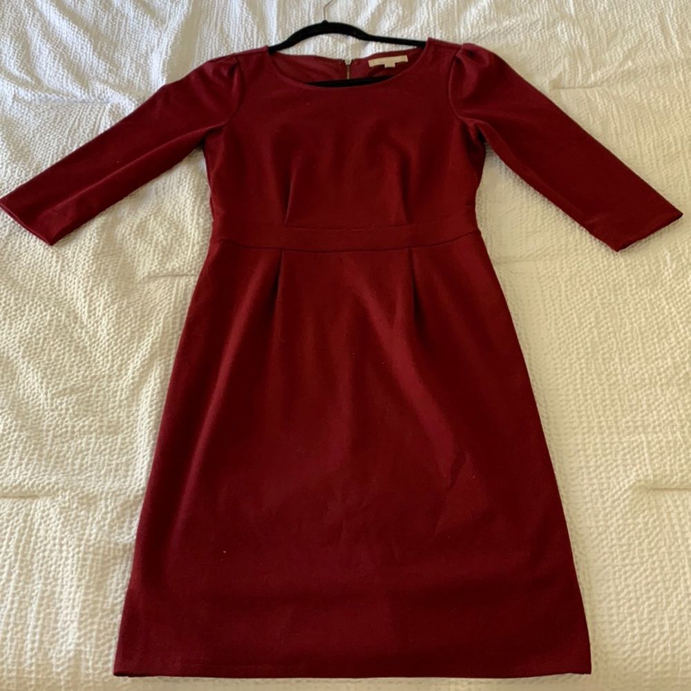 Banana Republic Factory scoop neck 3/4 length sleeve dress